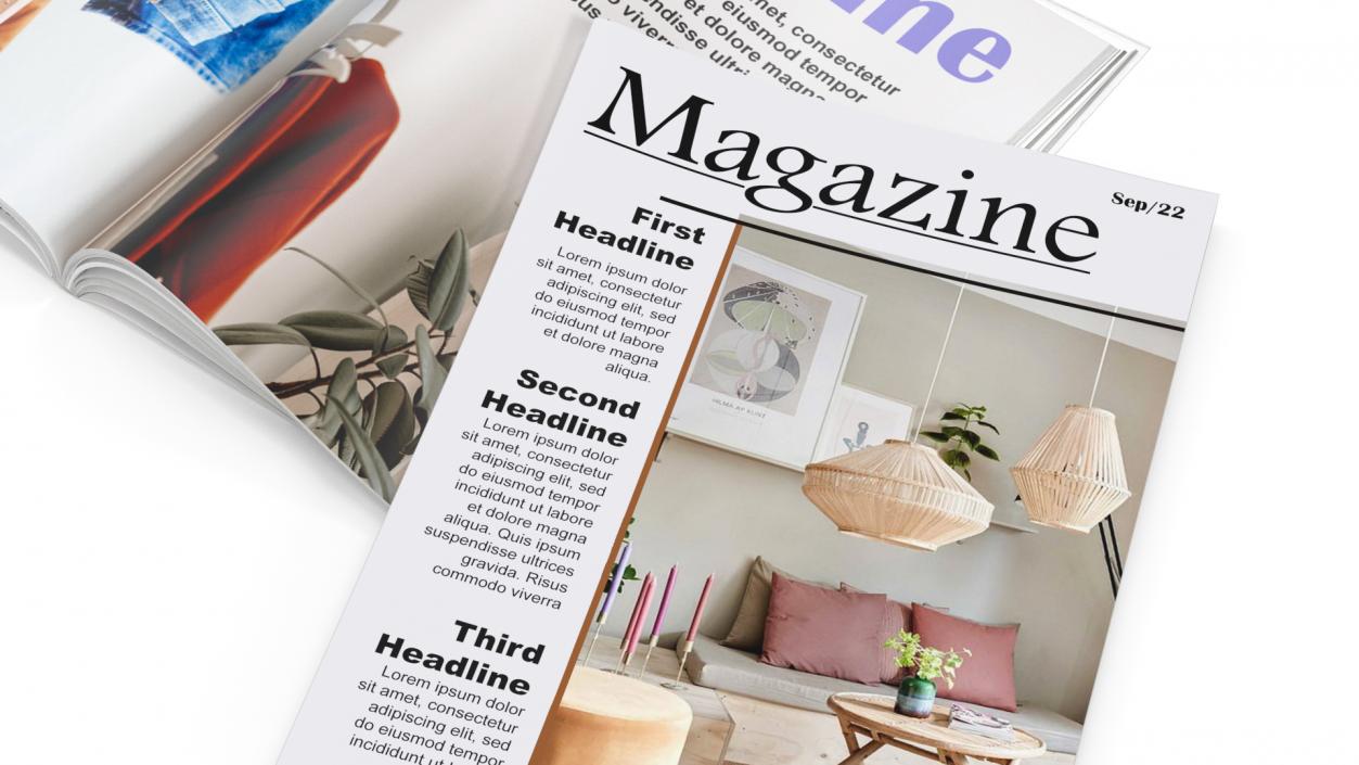 3D Magazines Mockup