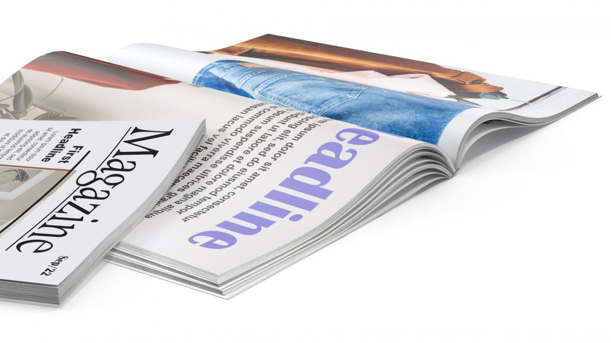 3D Magazines Mockup