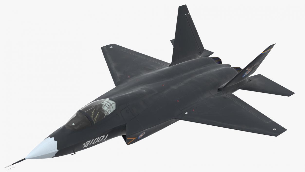 3D Shenyang FC 31 Multirole Jet Fighter Flight model