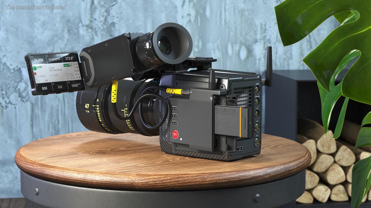 Cinema Camera With ViewFinder CD 3D