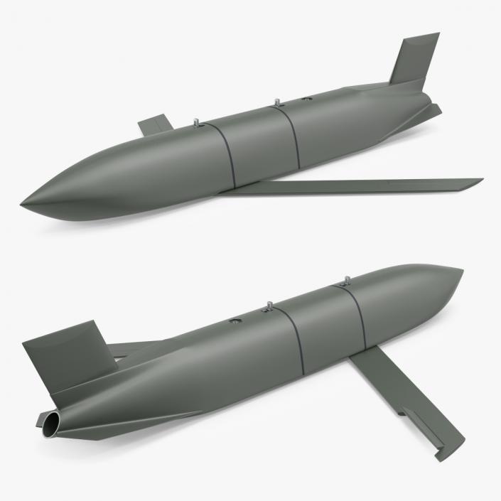 3D Cruise Missile Rigged