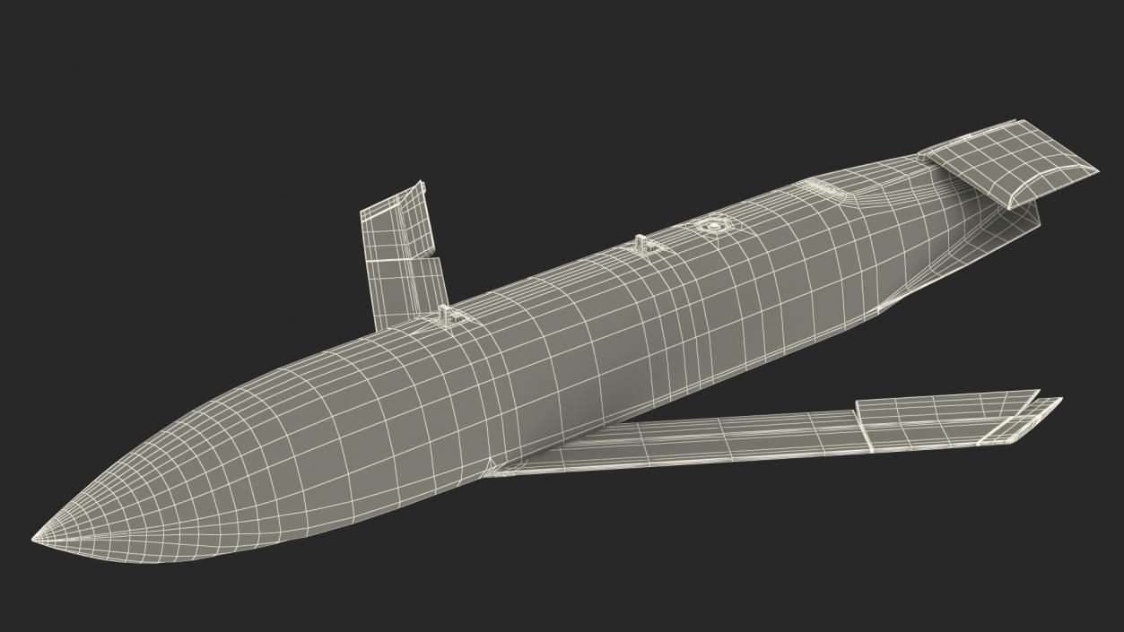 3D Cruise Missile Rigged