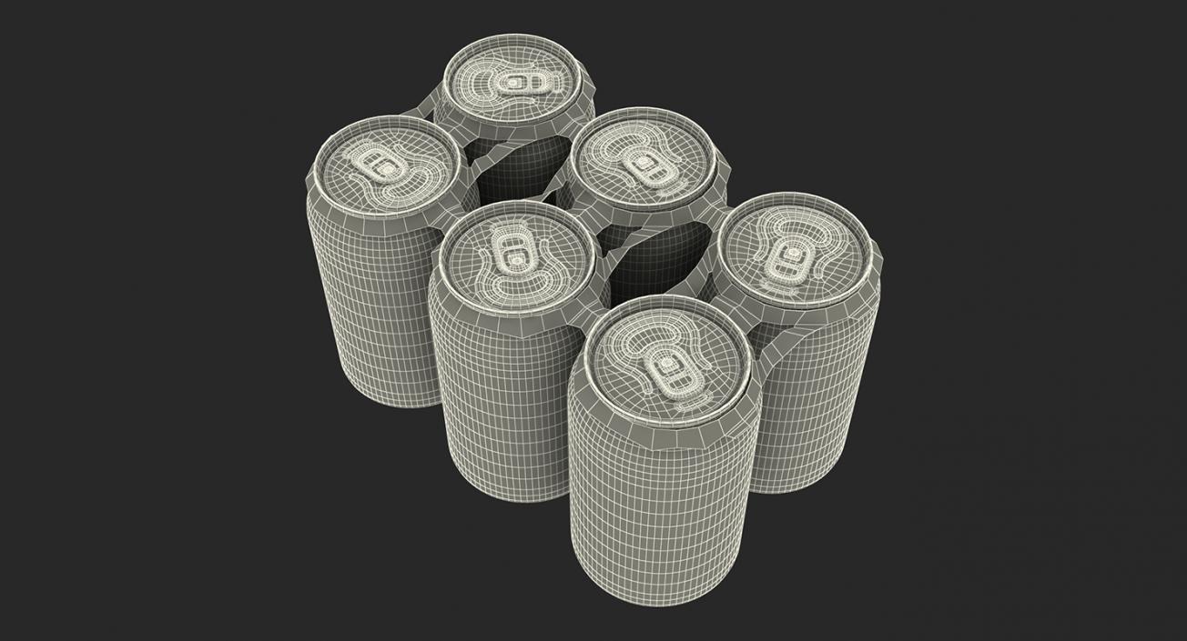 Fanta Bottles and Packages Collection 3D