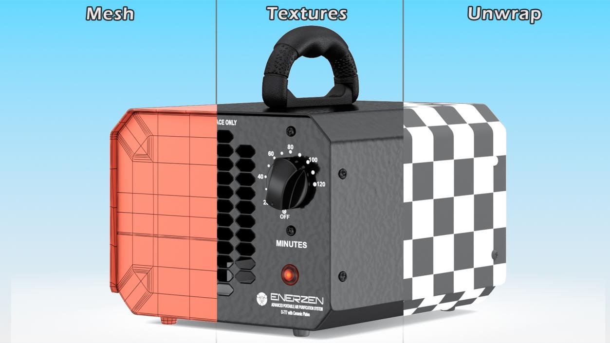 3D Enerzen Ozone Generator model