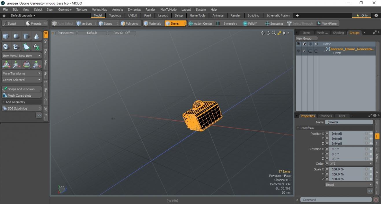 3D Enerzen Ozone Generator model