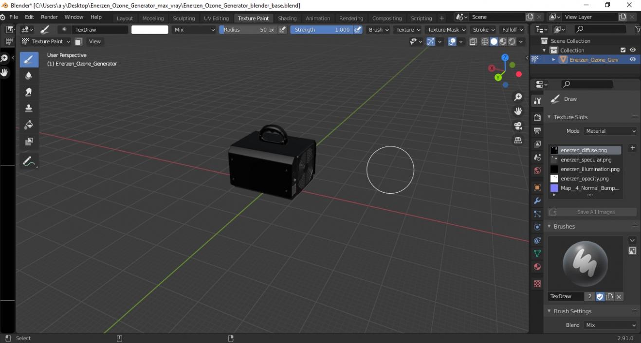 3D Enerzen Ozone Generator model