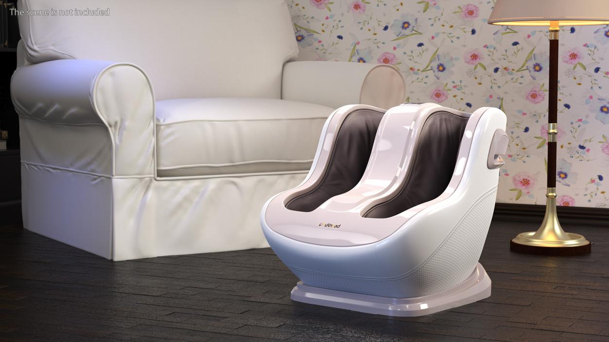 Shiatsu Foot Massager White 3D