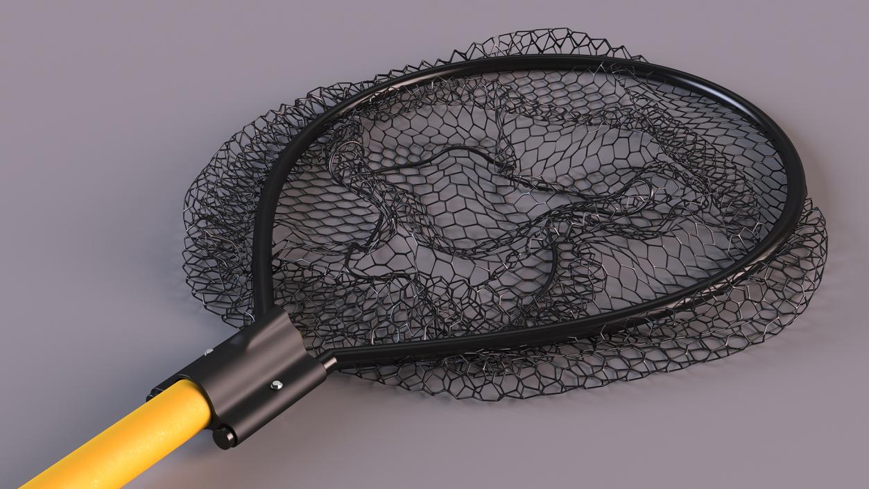 3D Fishing Landing Nets Collection