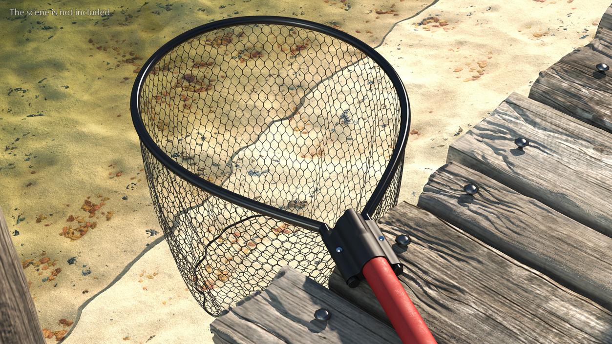 3D Fishing Landing Nets Collection