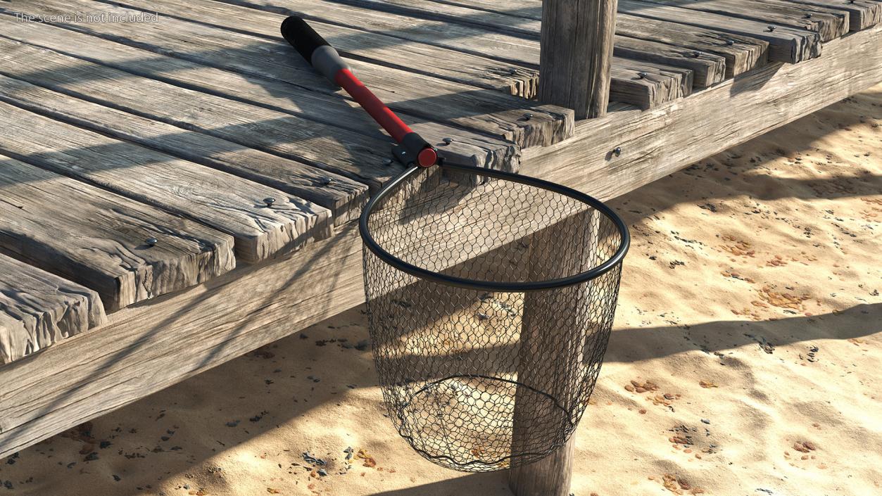 3D Fishing Landing Nets Collection