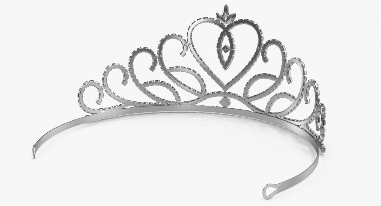 3D Crystal Tiara model