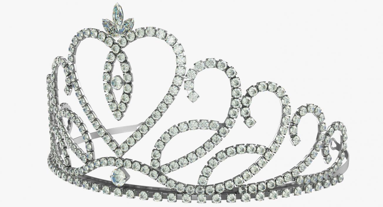 3D Crystal Tiara model