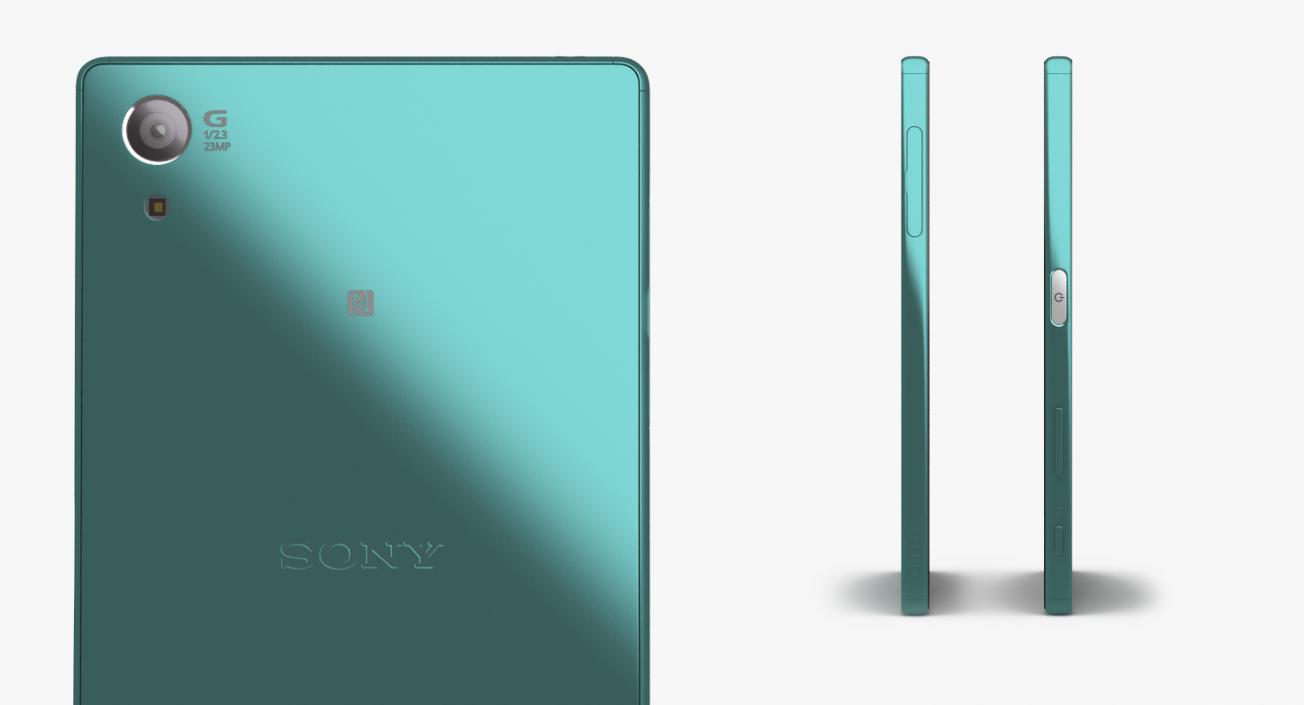 3D model Sony Xperia Z5 Green