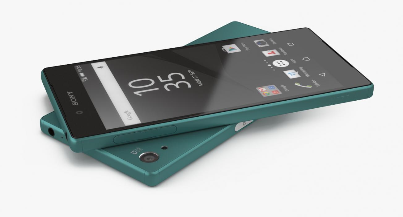 3D model Sony Xperia Z5 Green