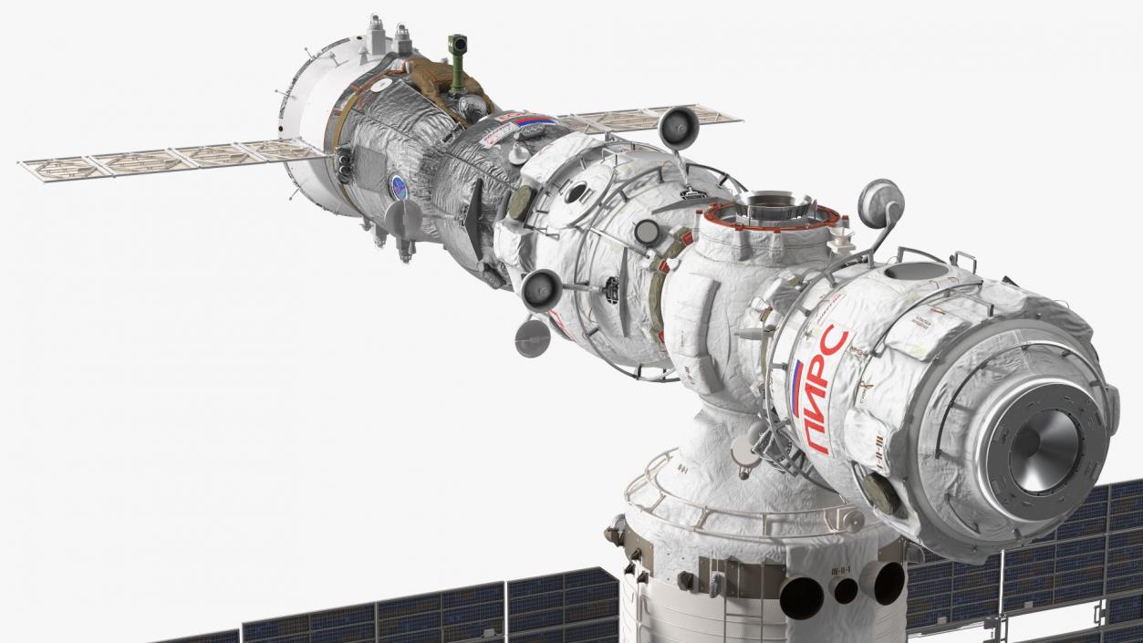 3D ISS Zvezda Service Module Fully Assembled