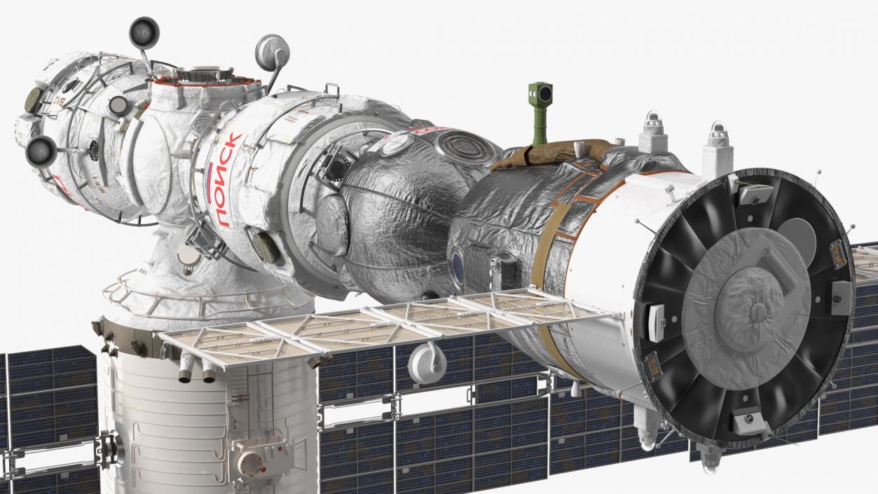 3D ISS Zvezda Service Module Fully Assembled