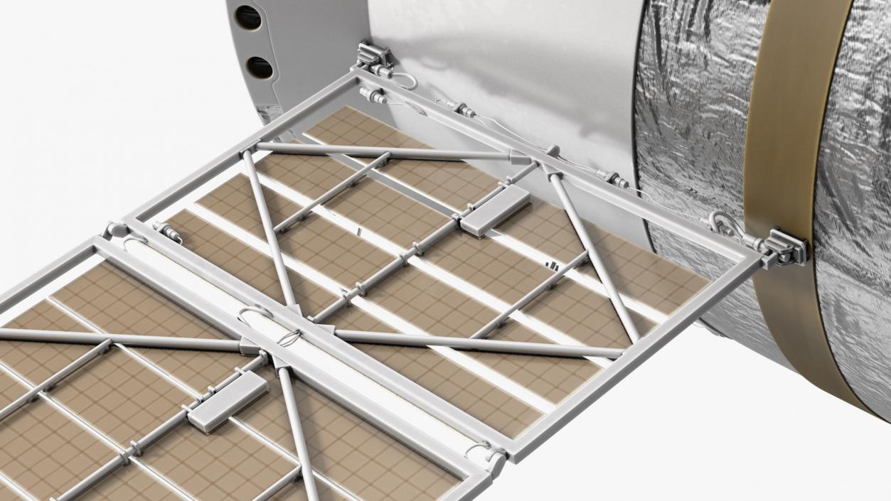 3D ISS Zvezda Service Module Fully Assembled