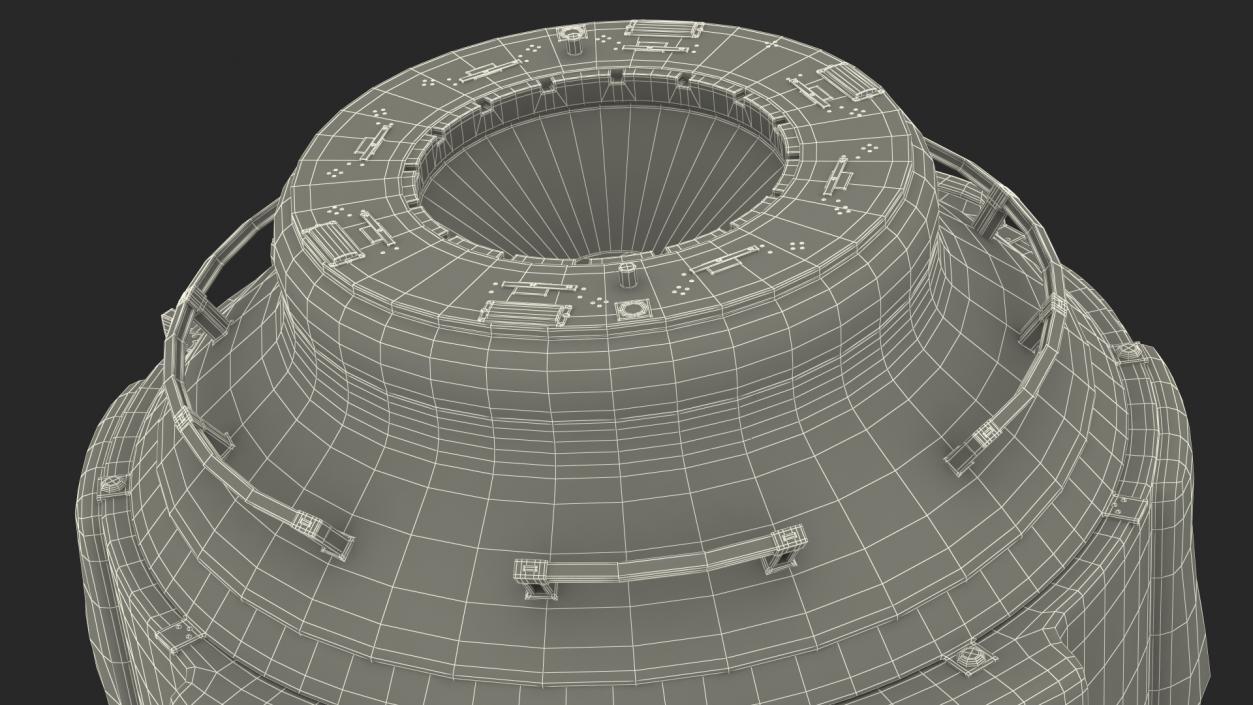 3D ISS Zvezda Service Module Fully Assembled