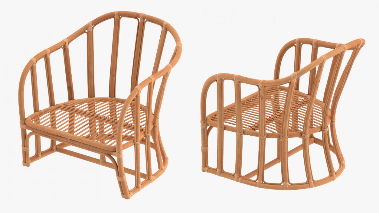 Rattan Furniture Collection 2 3D model