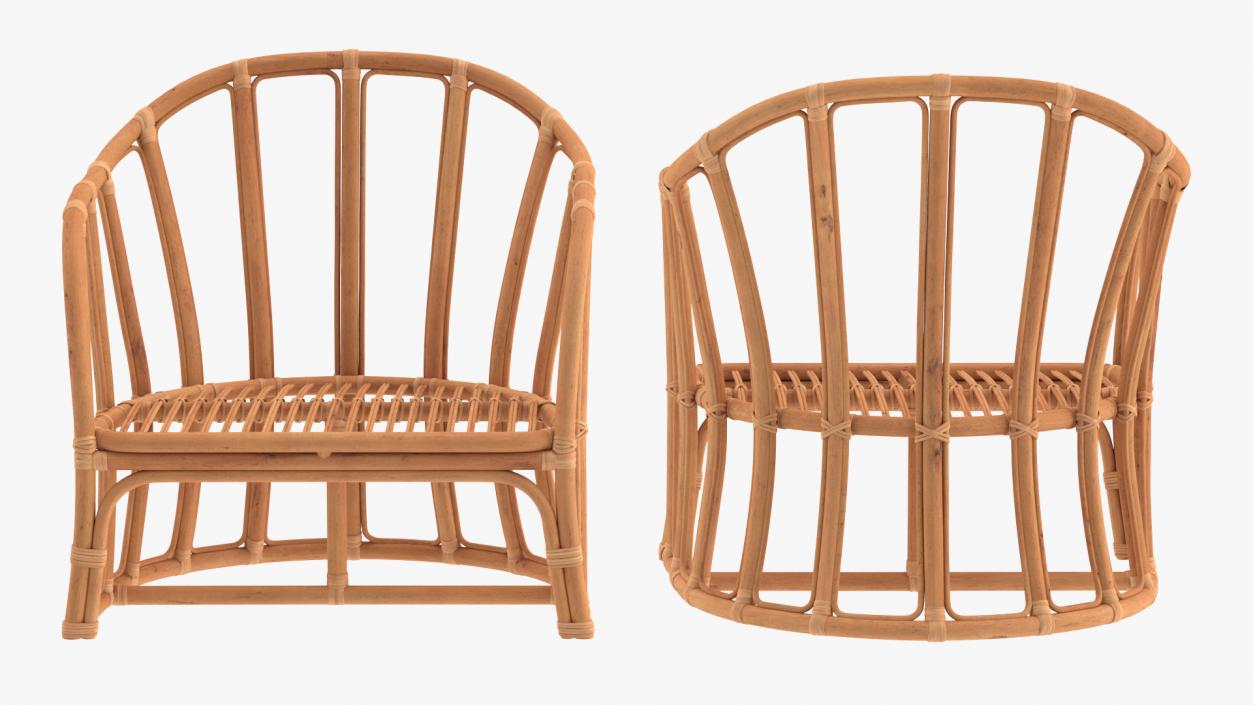 Rattan Furniture Collection 2 3D model