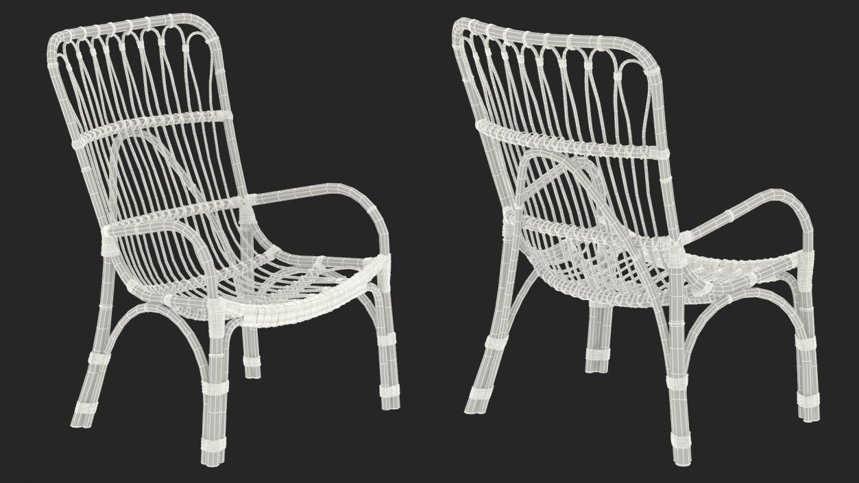 Rattan Furniture Collection 2 3D model