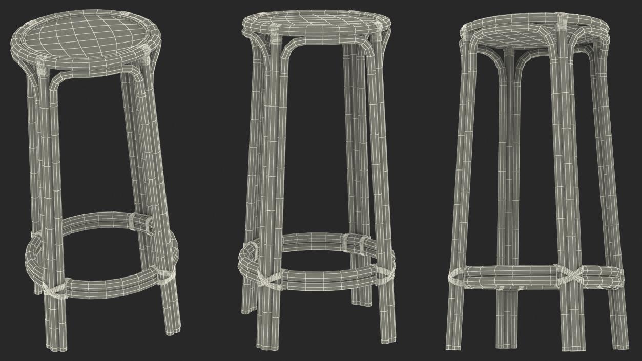 Rattan Furniture Collection 2 3D model