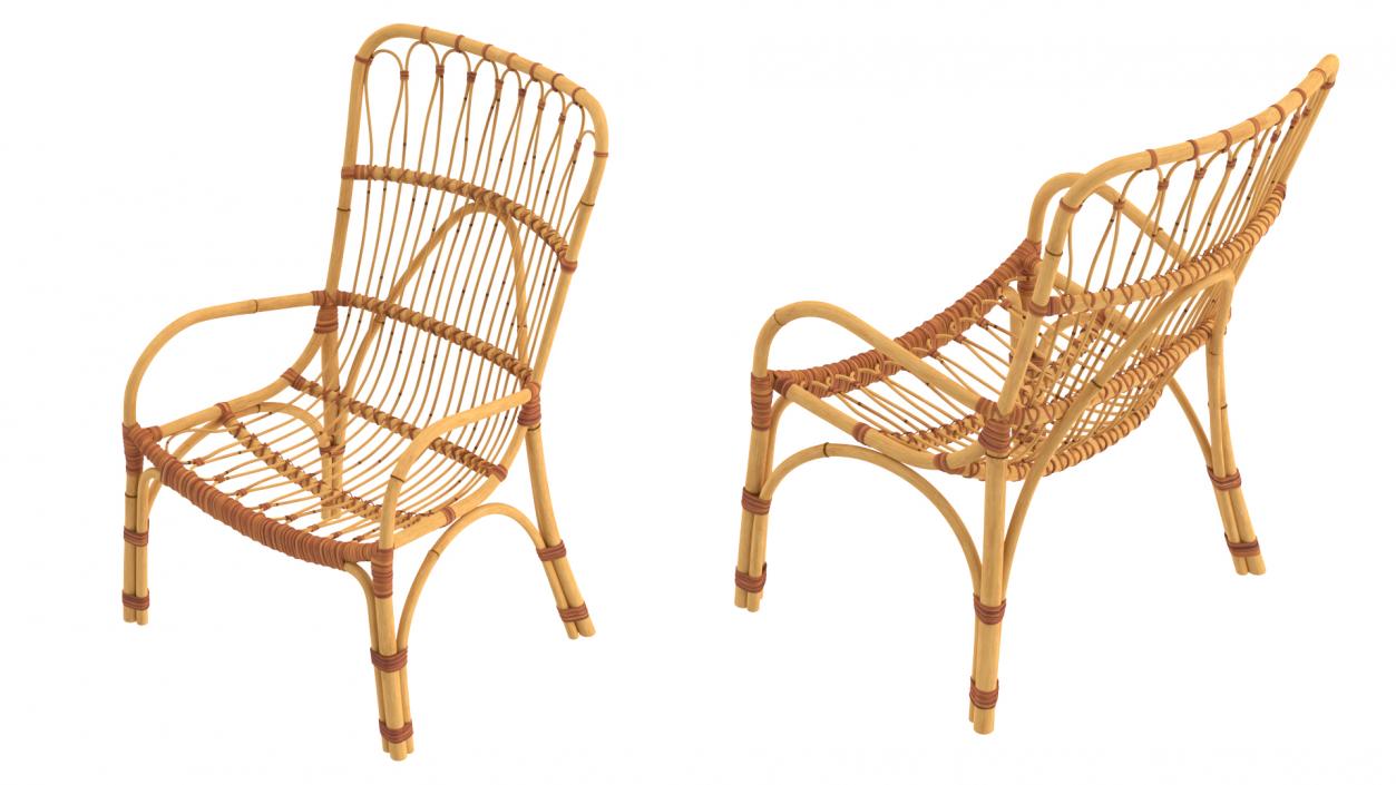 Rattan Furniture Collection 2 3D model