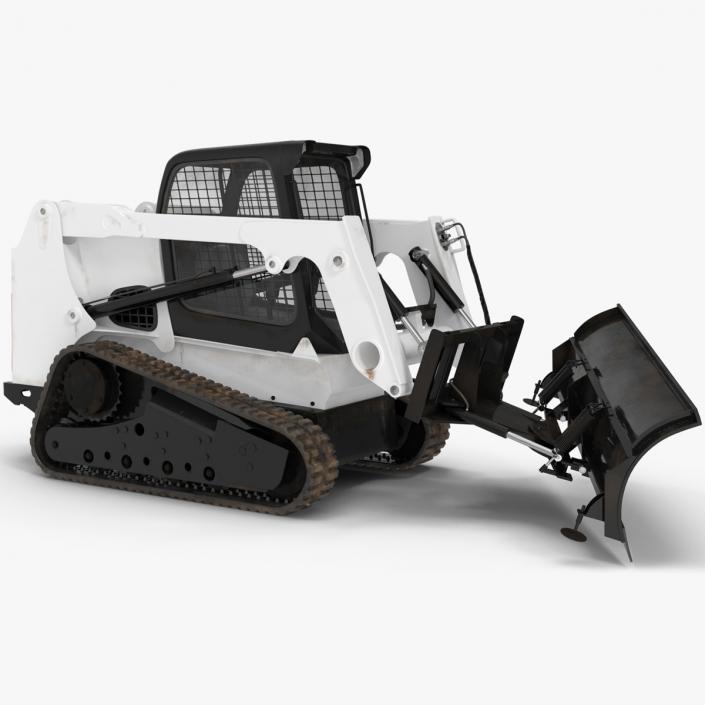 3D Compact Track Loader Rigged for Cinema 4D