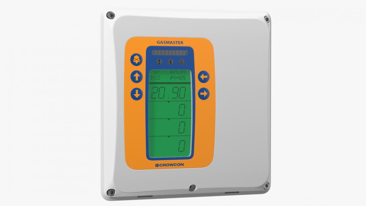 3D model Crowcon Gasmaster Gas Detection Control Panel