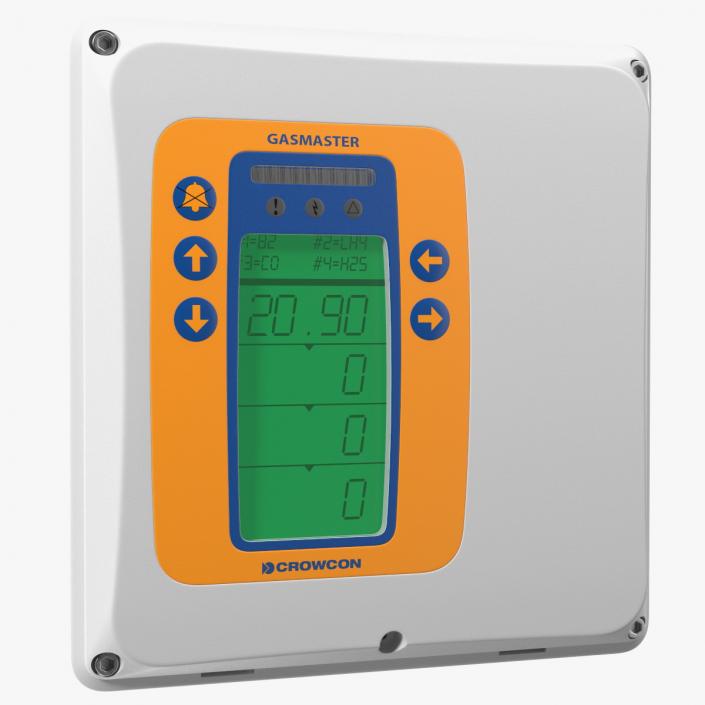 3D model Crowcon Gasmaster Gas Detection Control Panel