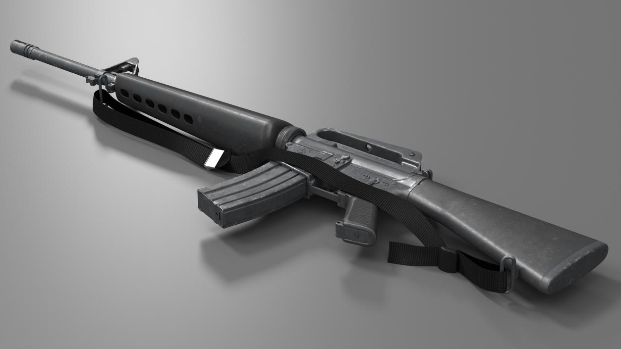 3D Tactical Assault Rifle M16