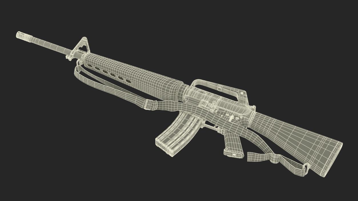 3D Tactical Assault Rifle M16