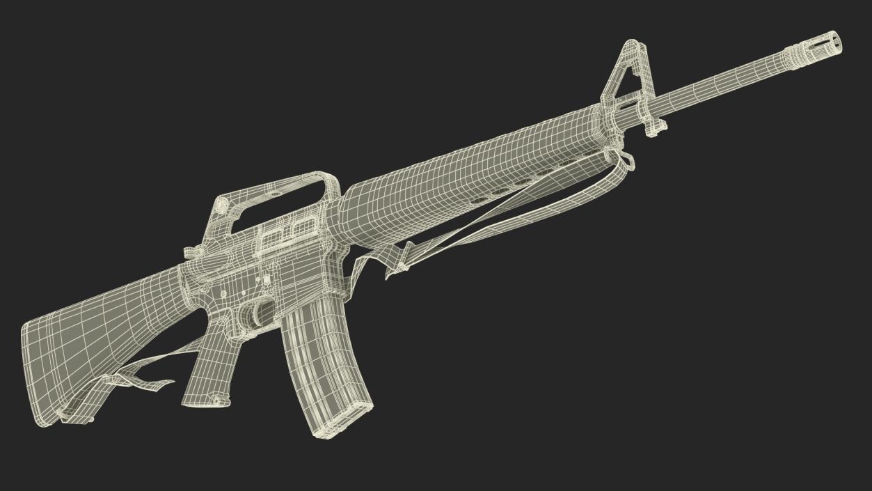 3D Tactical Assault Rifle M16