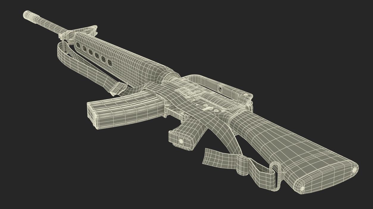 3D Tactical Assault Rifle M16