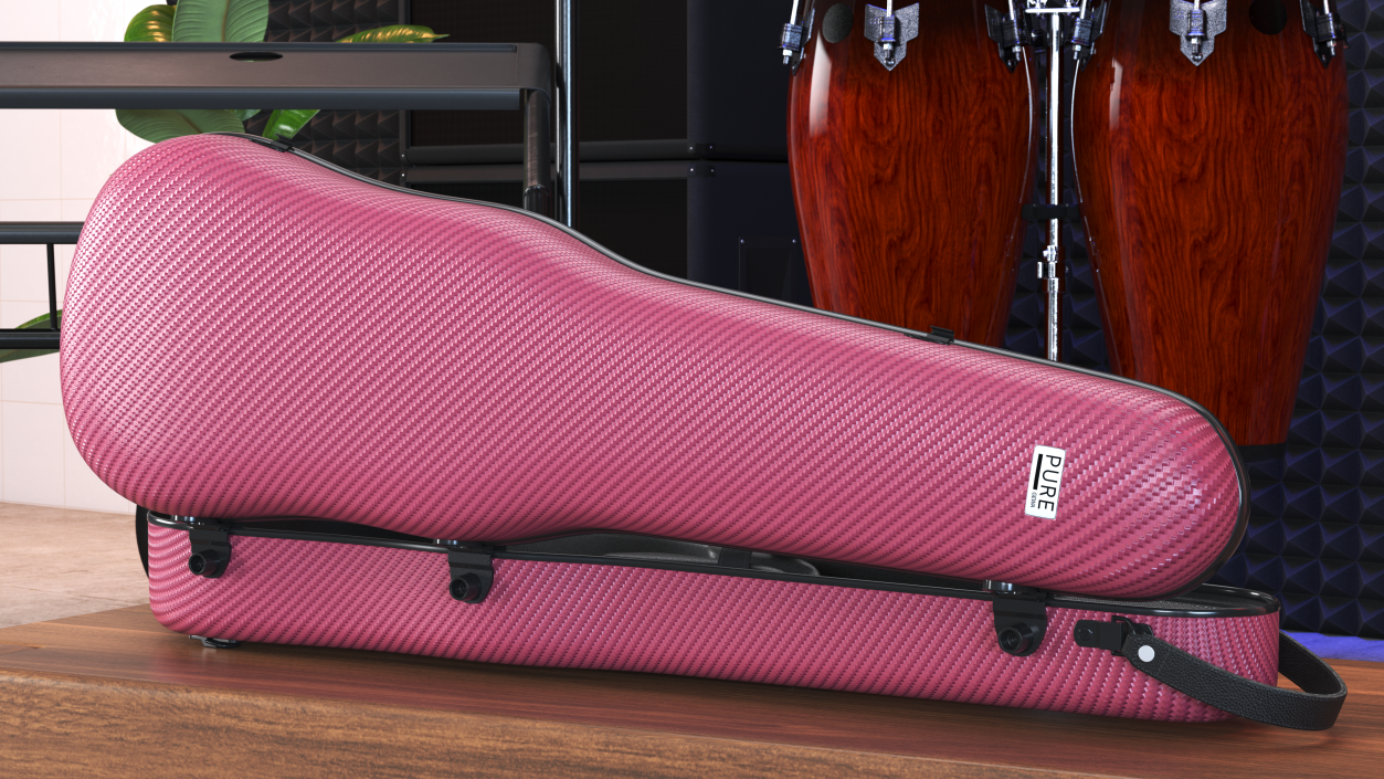 3D Violin Case Gewa Pure Red Empty