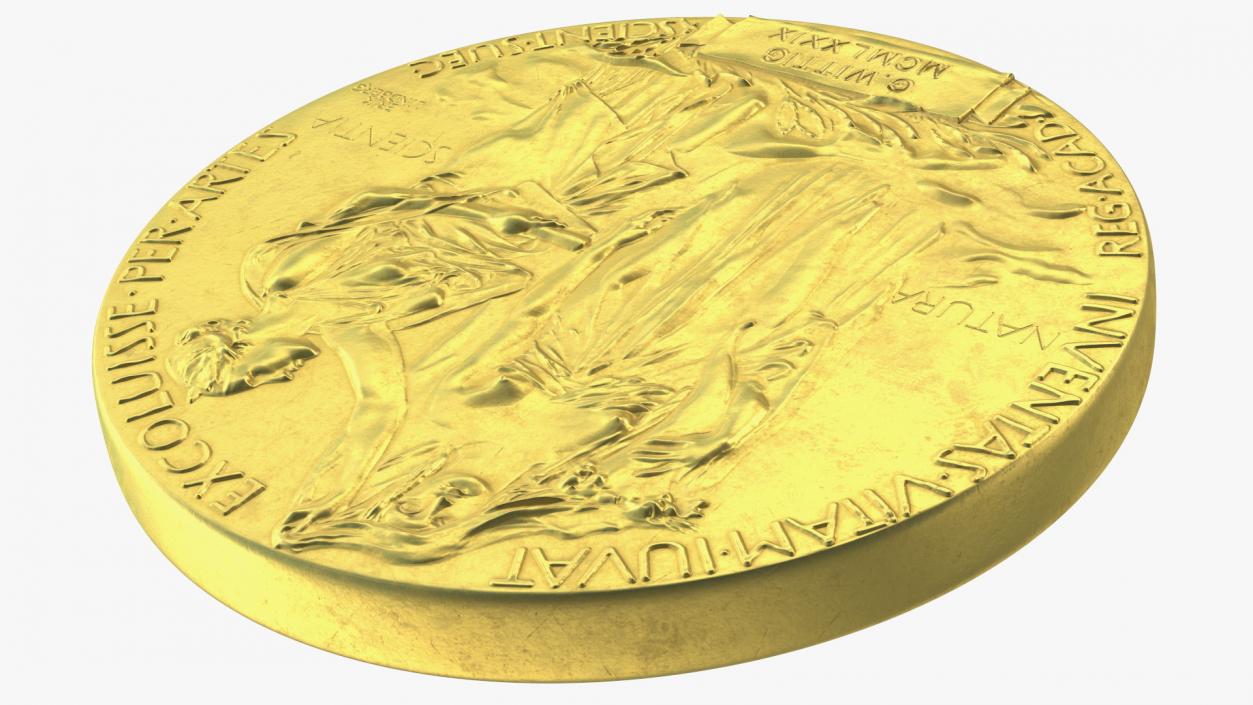 Nobel Medal for Physics and Chemistry 3D