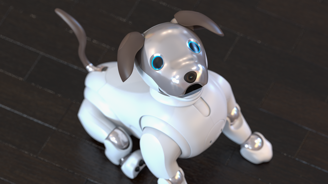 Sony Aibo 2017 Sitting Pose 3D