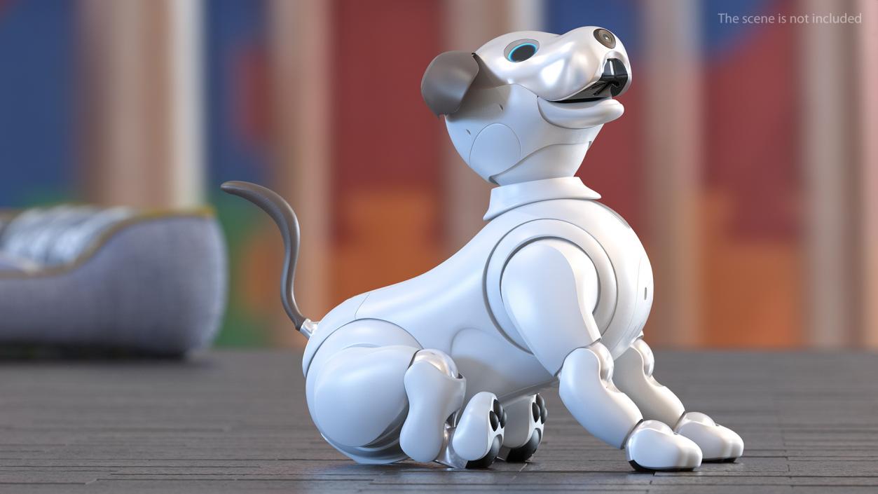 Sony Aibo 2017 Sitting Pose 3D