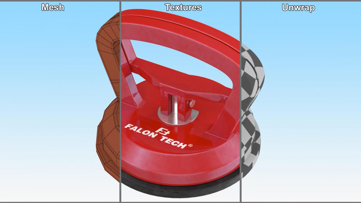 3D Suction Puller Falon Tech Locked Red