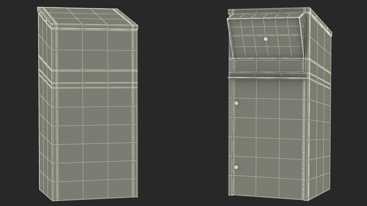 3D Official Ballot Drop Off Box model