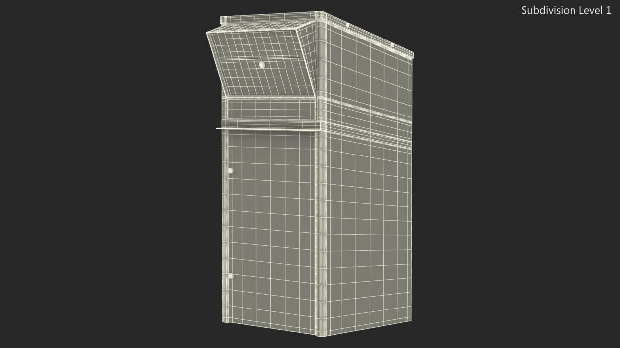 3D Official Ballot Drop Off Box model