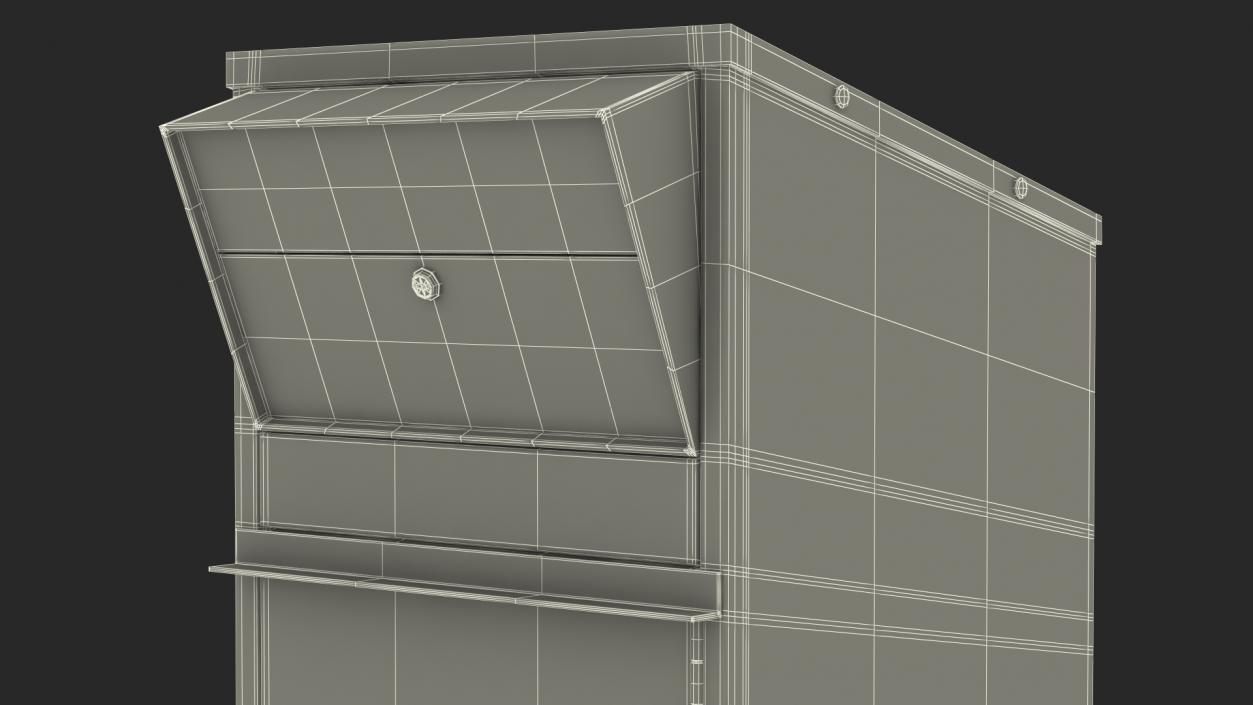 3D Official Ballot Drop Off Box model