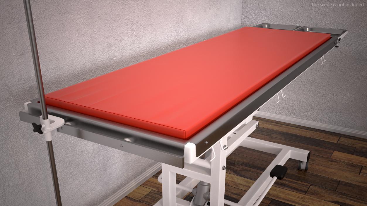 3D model Veterinary Examination Table Rigged