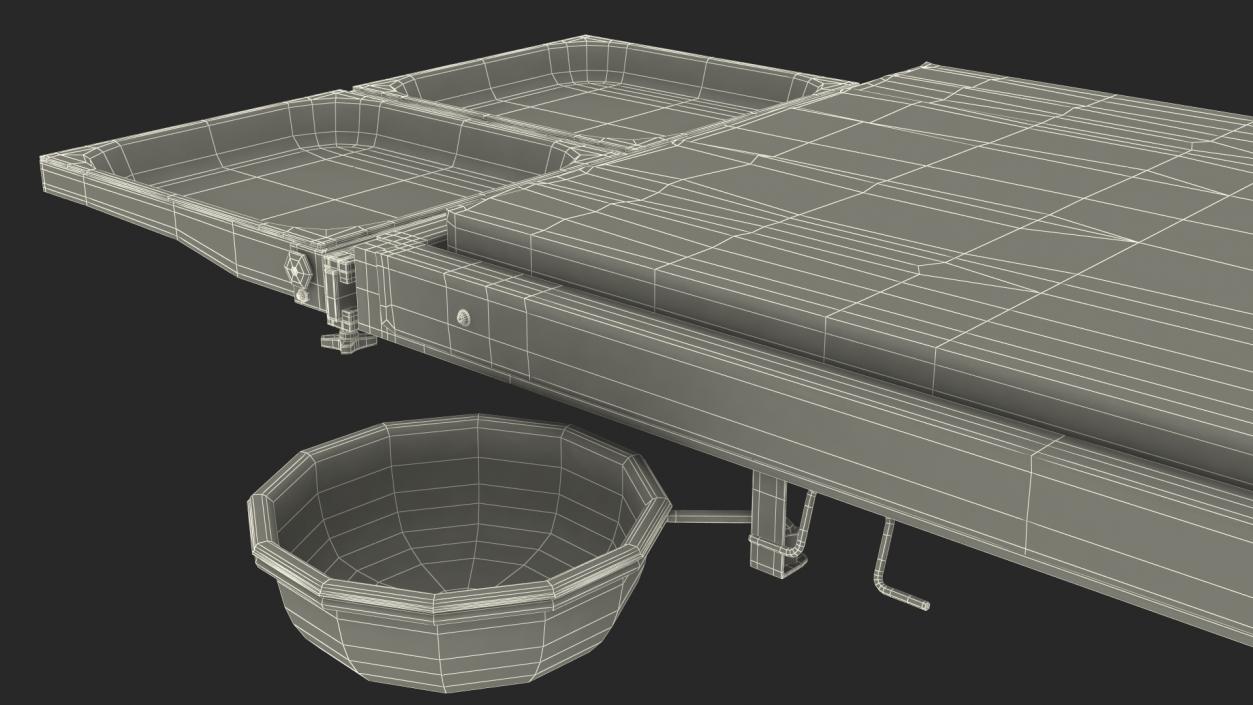 3D model Veterinary Examination Table Rigged