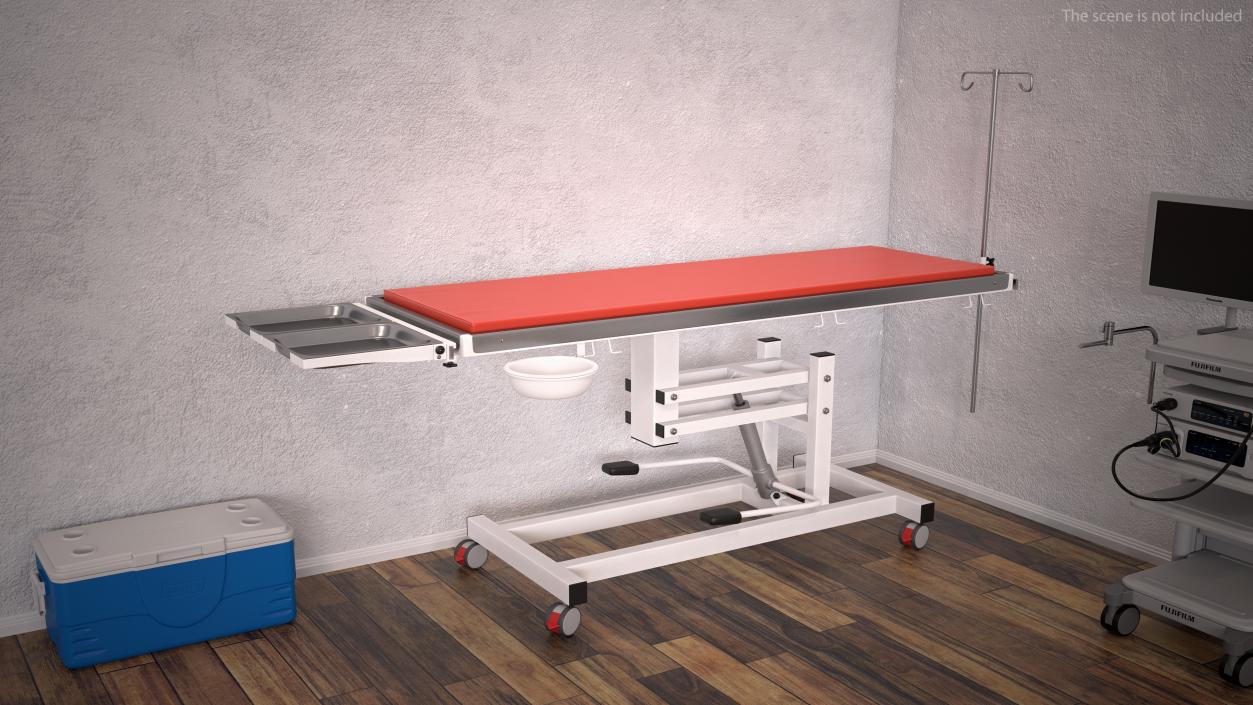 3D model Veterinary Examination Table Rigged