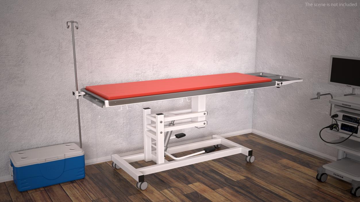 3D model Veterinary Examination Table Rigged