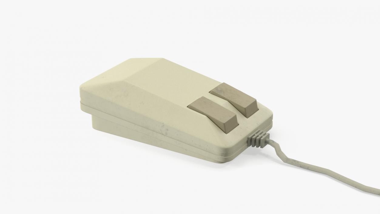 3D Old Computer Mouse model