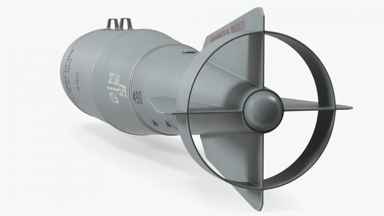 3D Russian Air Bombs Collection model