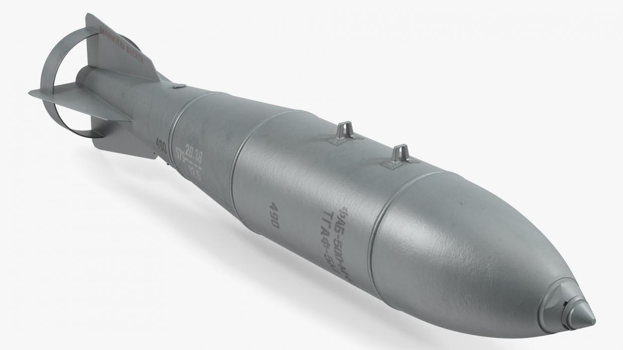 3D Russian Air Bombs Collection model