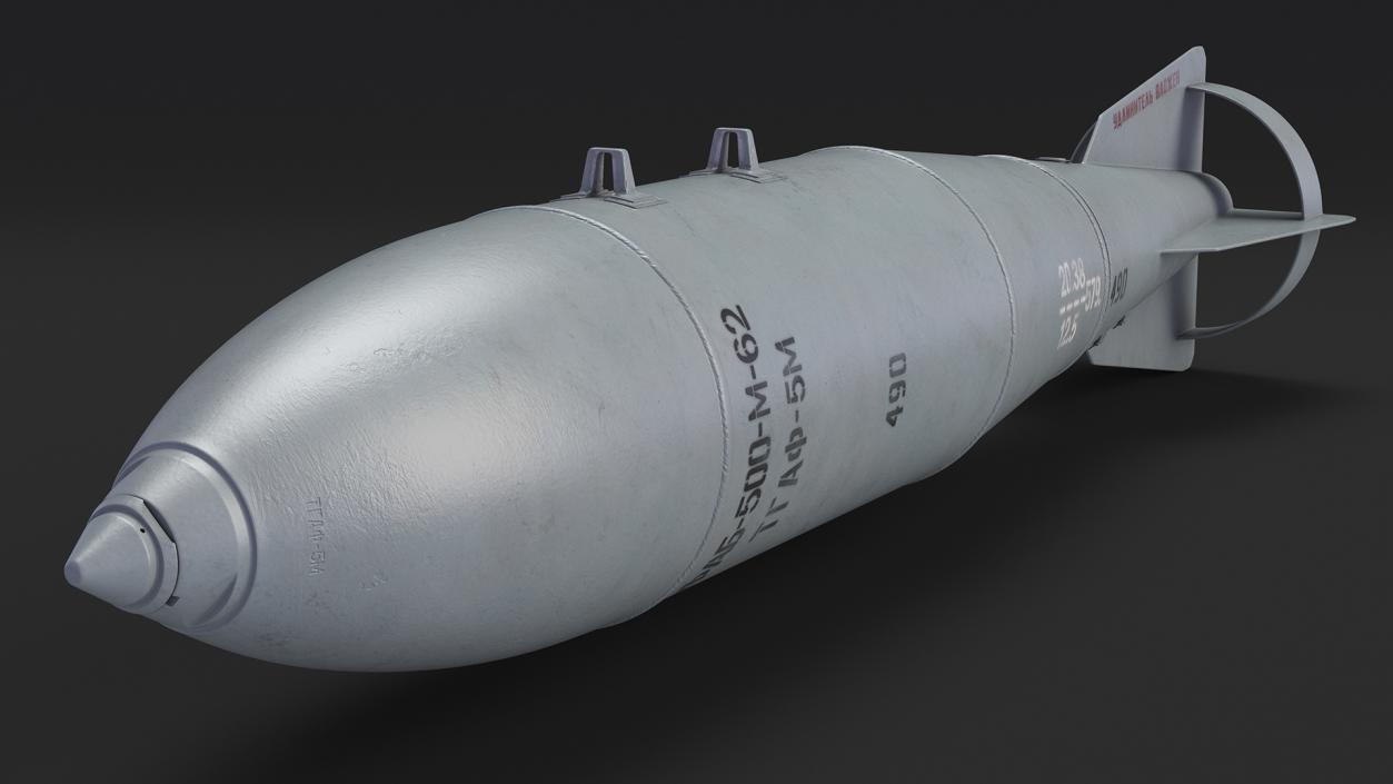 3D Russian Air Bombs Collection model